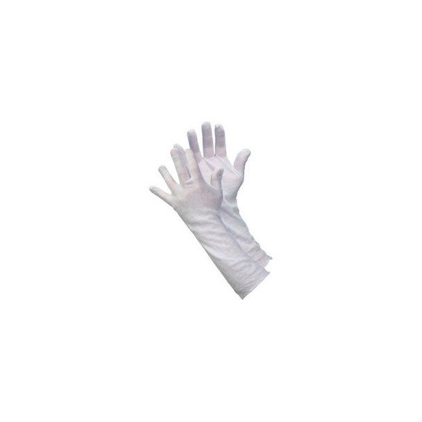 Cotton Inspectors Gloves Memphis Glove 8614C White Large 12 Pairs
