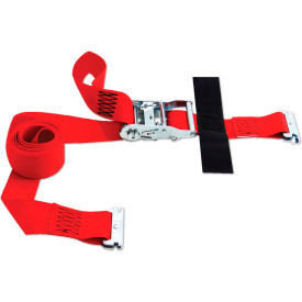 Snap-Loc SLTE208RR E-Strap 2""X8' Ratchet Red With Hook & Loop Storage Fastener