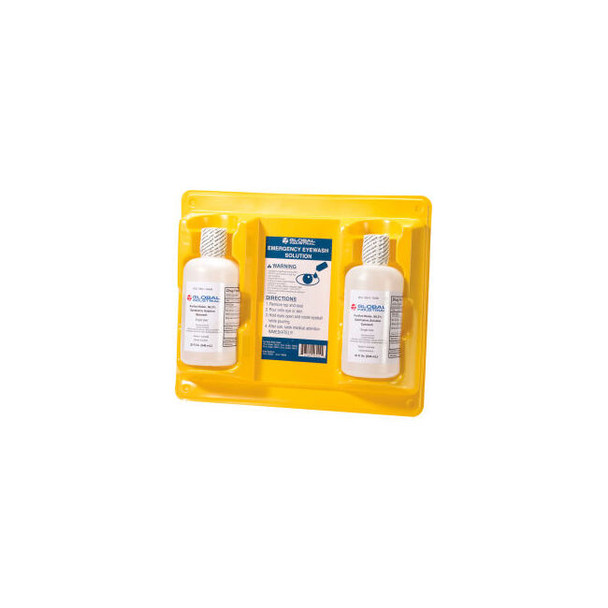 Global Industrial Double Bottle Eyewash Station 32 Oz.