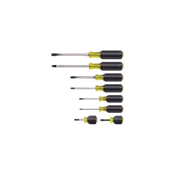Klein Tools 8 Piece Cushion-Grip Screwdriver Set 85078