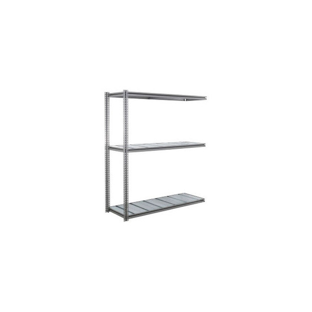 Global Industrial 3 Shelf Heavy Duty Boltless Shelving Z Beam Add On 72Wx36Dx84H