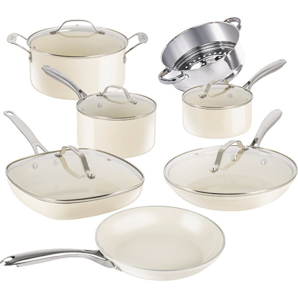Gotham Steel Natural Collection Cookware Set (12-Piece) 1717
