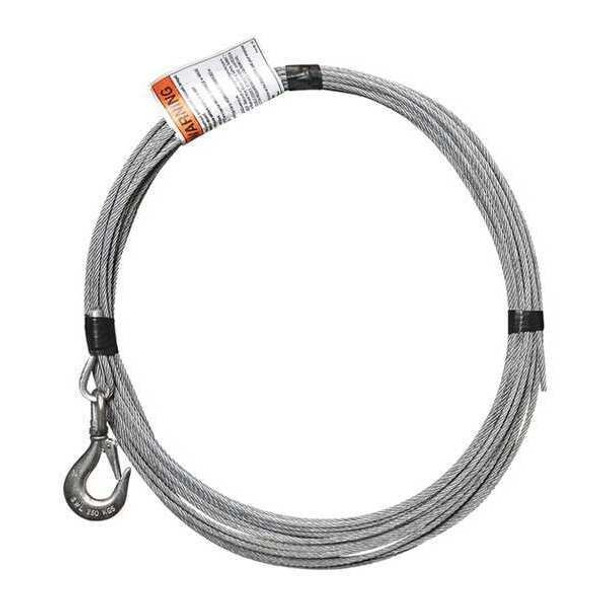 Oz Lifting Products Cable Assembly,Galvanized,3/16" x 90 ft. OZGAL.19-90 Oz Lifting Products Cable Assembly,Galvanized,3/16" x 90 ft. OZGAL.19-90