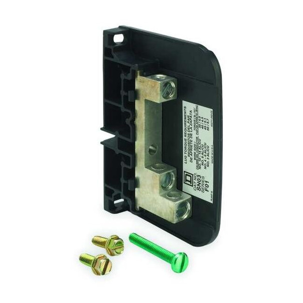 Square D Neutral Assembly, 240/600VAC, 30/60A SN03