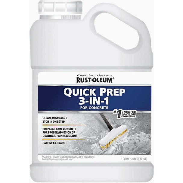 Rust-Oleum 1 Gal. Quick Prep 3-In-1 Cleaner, Degreaser & Etch 362970