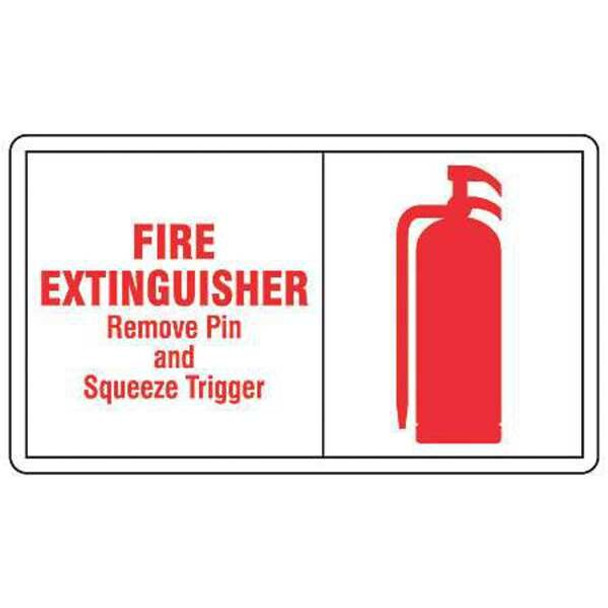 Accuform Safety Label,3 1/2 in x 5 in,Vinyl,PK5 LFXG513VSP