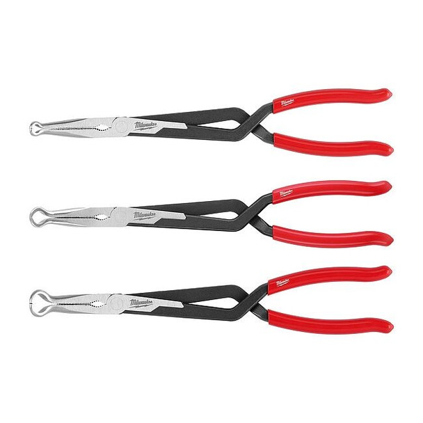 Milwaukee Tool 3 pc. Long Reach Hose Grip Pliers Set 48-22-6563