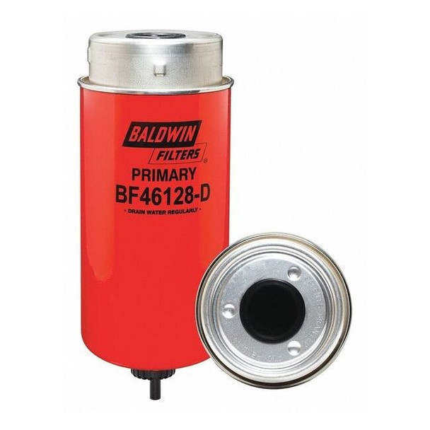 Baldwin Filters Fuel Filter,4-3/8" O.D.,Spin-On Design BF46128-D