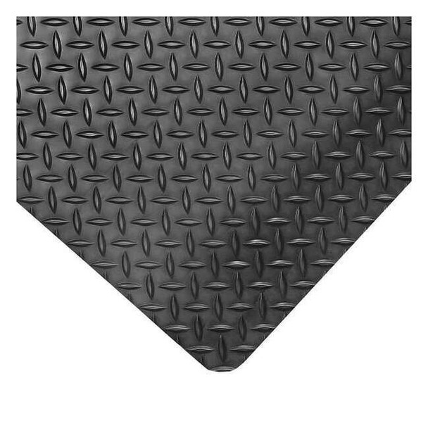 Notrax Traction Runner, 5/32 in Thickness, 2 ft W x 30 ft L, Black 738S0230BL