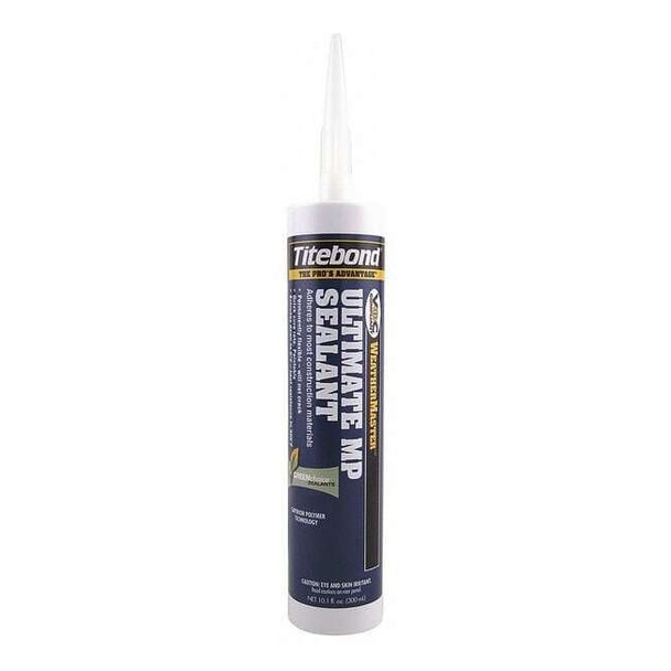 Titebond Sealant, 10 oz, Cartridge, Clear, Polymer Base, WeatherMaster 71111