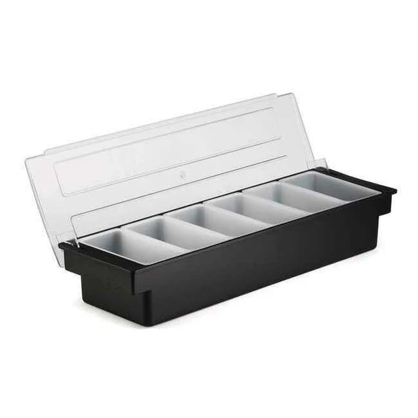 Tablecraft Condiment Holder,6 Compartment 102