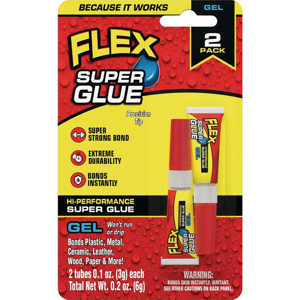 Flex 0.1 Oz. Gel Super Glue (2-Count) SGGEL2X3