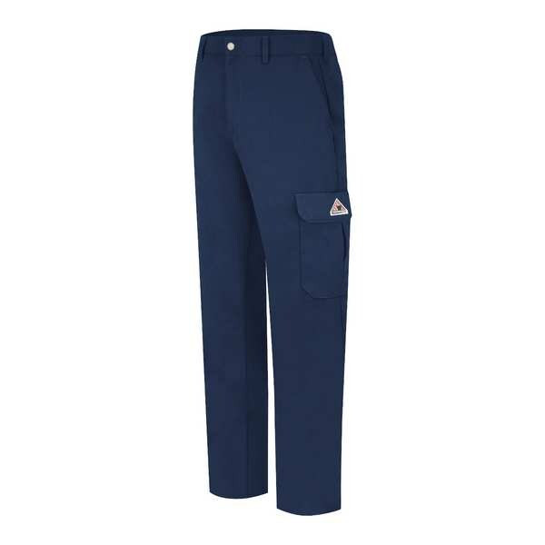 Bulwark Men's Flame Resistant Pants, 11 cal/sq cm, 7 oz CoolTouch 2 PMU2NV 36 30
