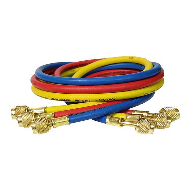 Pro-Set Charge Hose,1/4" SAE Female,60" L HP5