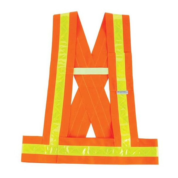 Ergodyne Break Away Sash, Polyester, Orange, M/L 8140BA