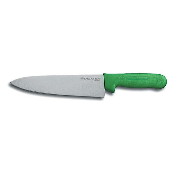 Dexter Russell Chef Knife,8" L,SS Blade,Green 12443G