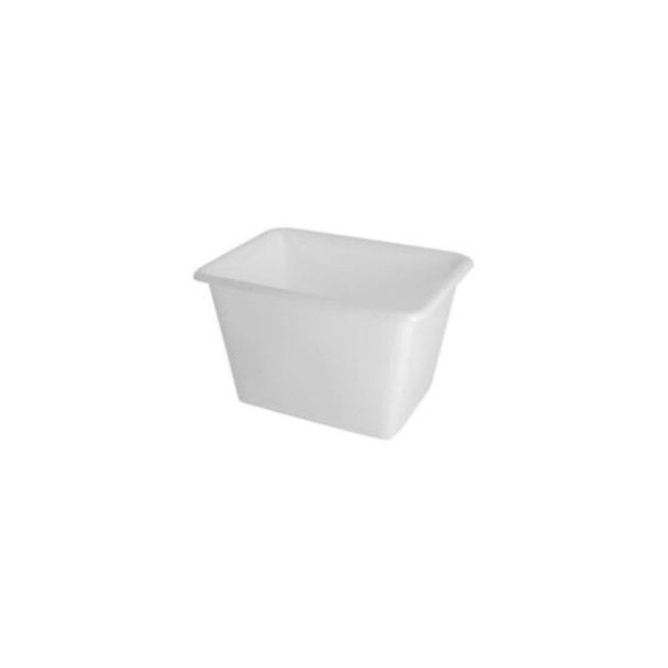 Global Industrial Bulk Tub 4 Bushel 32-3/4""L x 21-1/4""W x 15-3/4""H Off-White