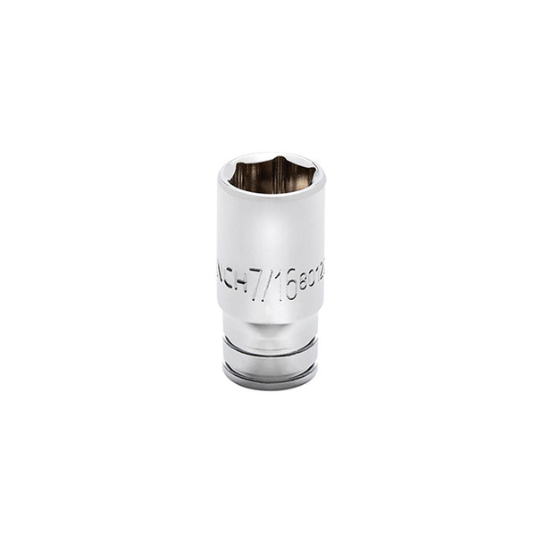 SKT MID LNGTH 1/4DR 6PT 7/16 SAE 80122S-06