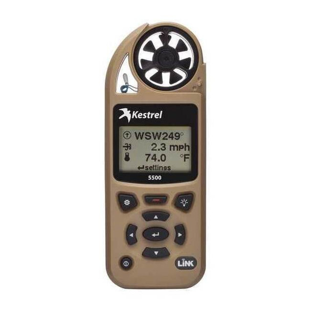 Kestrel Weather Meter,LCD,Desert Tan w/WiFi 0855LVTAN
