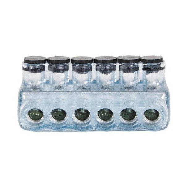 Polaris MultitapConnector,Alum,Clear,Hex,6Port IPL4-6CB