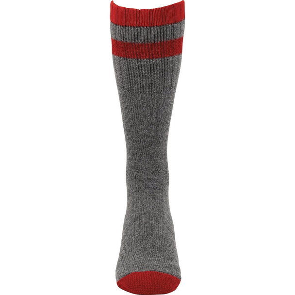 Railroad Sock Men's Red Stripe Wool Sock 2962 RD