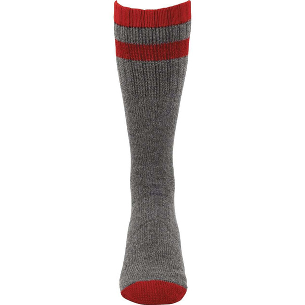 Railroad Sock Men's Red Stripe Wool Sock 2962 RD