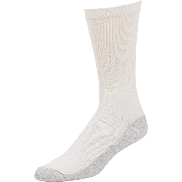 Railroad Sock Men's White Crew Sock (4-Pack) RW50