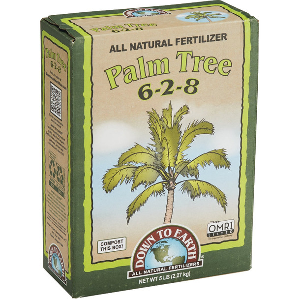 Down To Earth 5 Lb. 6-2-8 Palm Tree Mix DTE07868