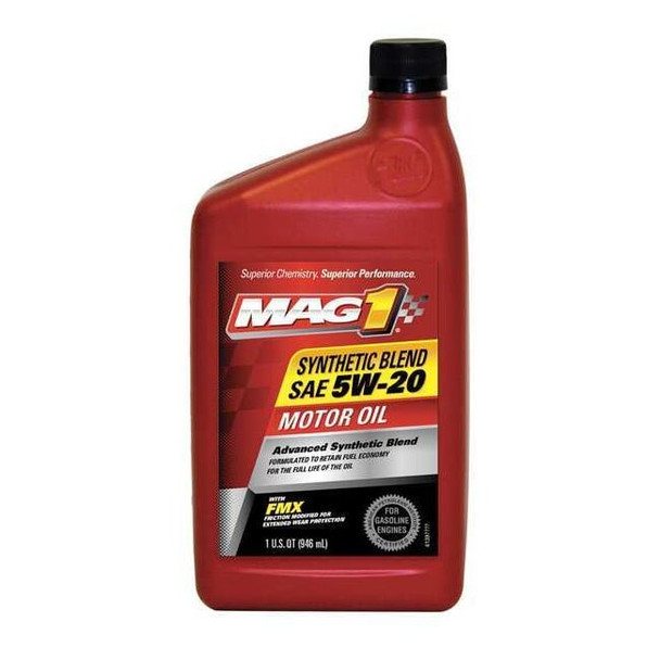 Mag 1 Engine Oil,5W-20,Synthetic Blend,1qt MAG64829