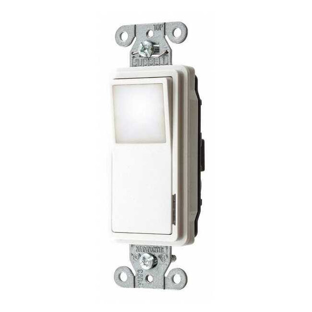 Hubbell Wiring Device-Kellems Wall Switch,Rocker Style,White,1/2 HP DS120NLWH