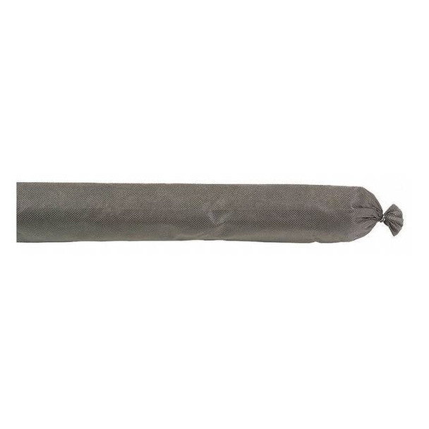 Spilltech Sorbent Sock, 8 gal, 3 in x 48 in, Universal, Gray, 10 PK GSO410