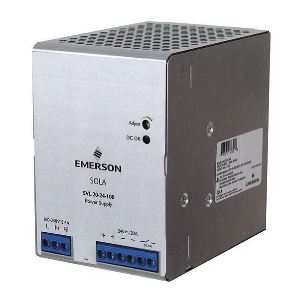 Solahd Din Rail Power Supply,20 A,480 W SVL2024100