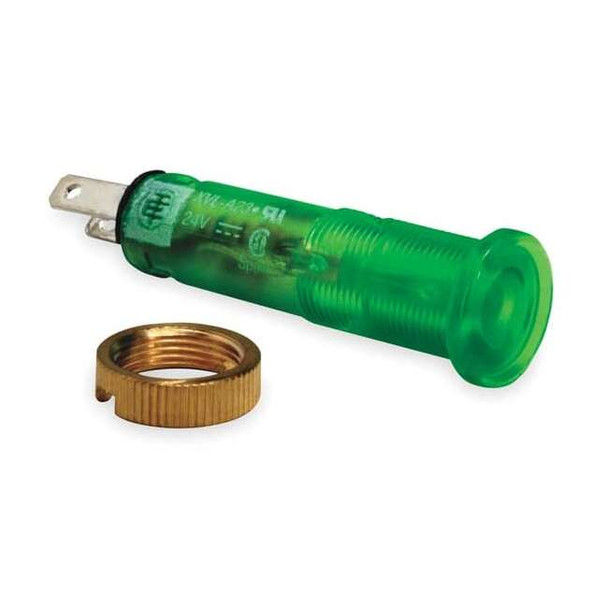 Schneider Electric Protruding Panel Light, Green, 24 V XVLA233