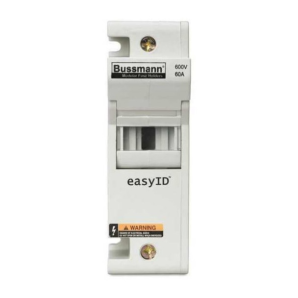 Fuse Holder, 31 to 60A Amp Range, 600V AC/DC Volt Rating, 2 Poles, Box Lug