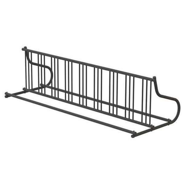 Madrax Bike Rack,Black Color,18 Cap.,42" W QS-GR112-B Madrax Bike Rack,Black Color,18 Cap.,42" W QS-GR112-B