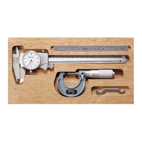 Mitutoyo Precison Meas.ToolKit,Mechanical Caliper 64PKA068B