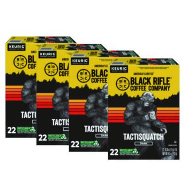 Black Rifle® Coffee Company Tactisquatch Coffee K-Cups, 88/Carton 5000384045