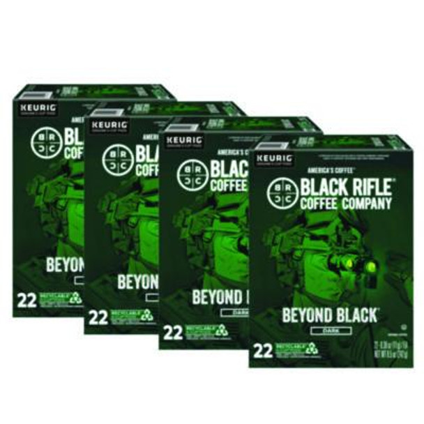 Black Rifle® Coffee Company Beyond Black Coffee K-Cups, 88/Carton 5000384043