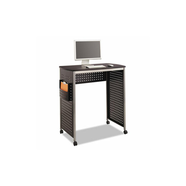 Safco® Scoot Stand-Up Desk, 39.5" X 23.25" X 41.75" To 42", Black 1908BL Safco® Scoot Stand-Up Desk, 39.5" X 23.25" X 41.75" To 42", Black 1908BL