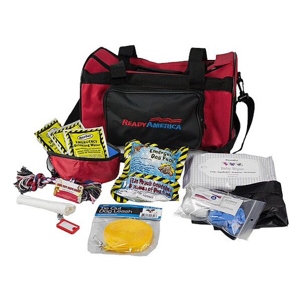 Ready America Dog Emergency Kit, Fabric 25 Components, 1 People Served 77150