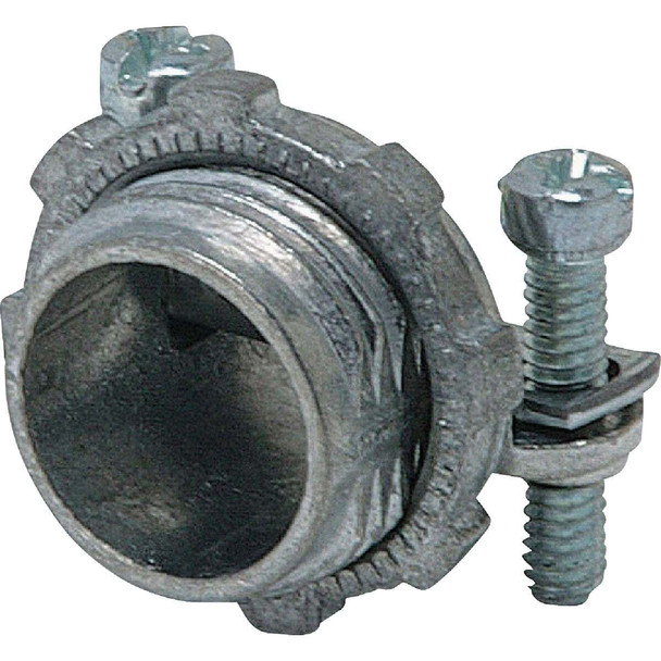 Halex 3/8 In. Die Cast-Zinc Clamp 10/3 Wire Size Box Connector 90510