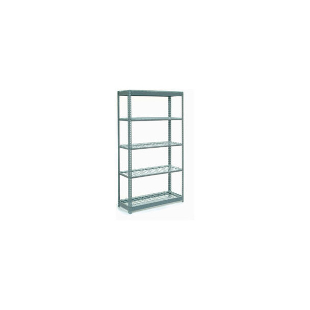 Global Industrial 5 Shelf Standard Duty Boltless Shelving Starter 48""Wx18""Dx60
