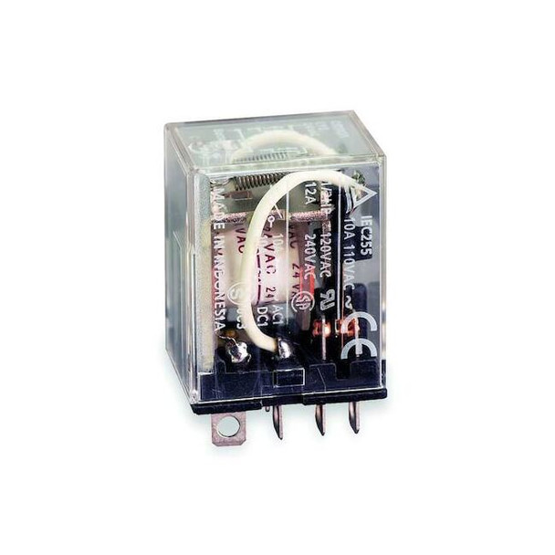 Plug-In, General Purpose Relay, Square, 15 A, 8 Pins, Quick Connect