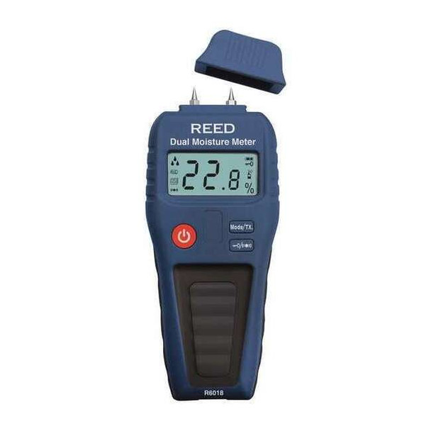 Reed Instruments Moisture Meter,Pin/Pinless,1inDepth R6018