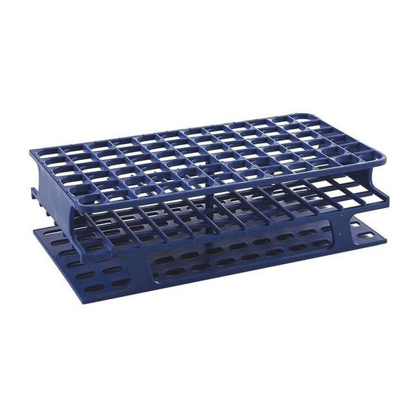 Heathrow Scientific ONERACK Test Tube Rack,Slots 72x13mm,Blue,PK8 HS27551B