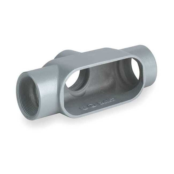 Hubbell Killark Conduit Outlet Body,Iron,TB TB17