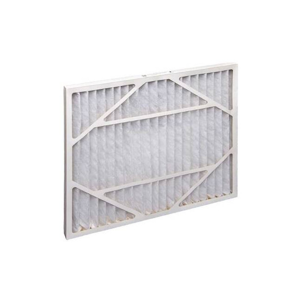 19x21x1 Pleated Air Filter, Non-Woven Media, MERV 8, 3.0 Micron, 12 PK