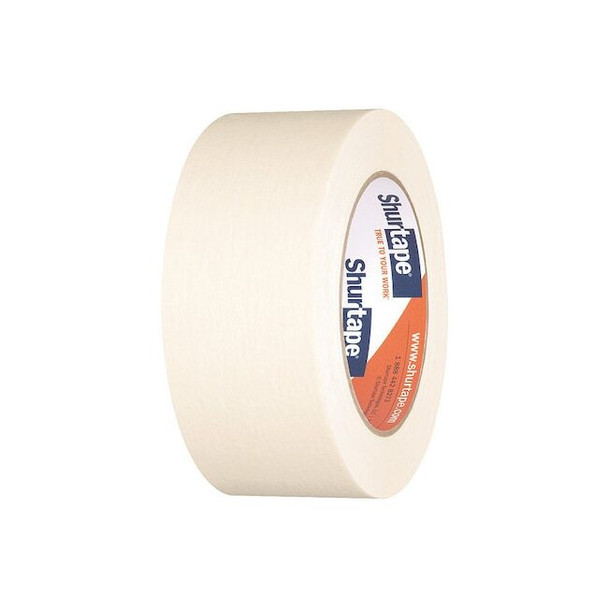 Shurtape Masking Tape, 4.8 mil Thick, Tan, 24 PK 101536