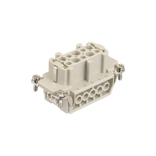 Harting Rectangular Connector Insert,16 A 09330102701