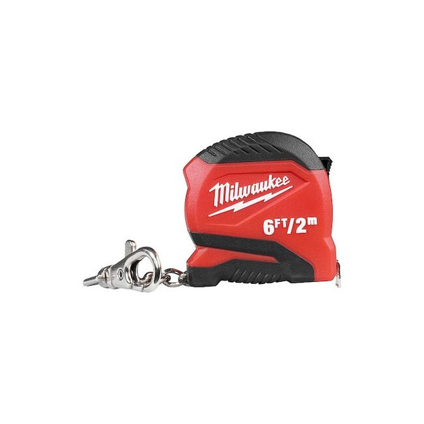 Milwaukee Tool Tape Measure,6 ft L Blade SAE 48-22-1706